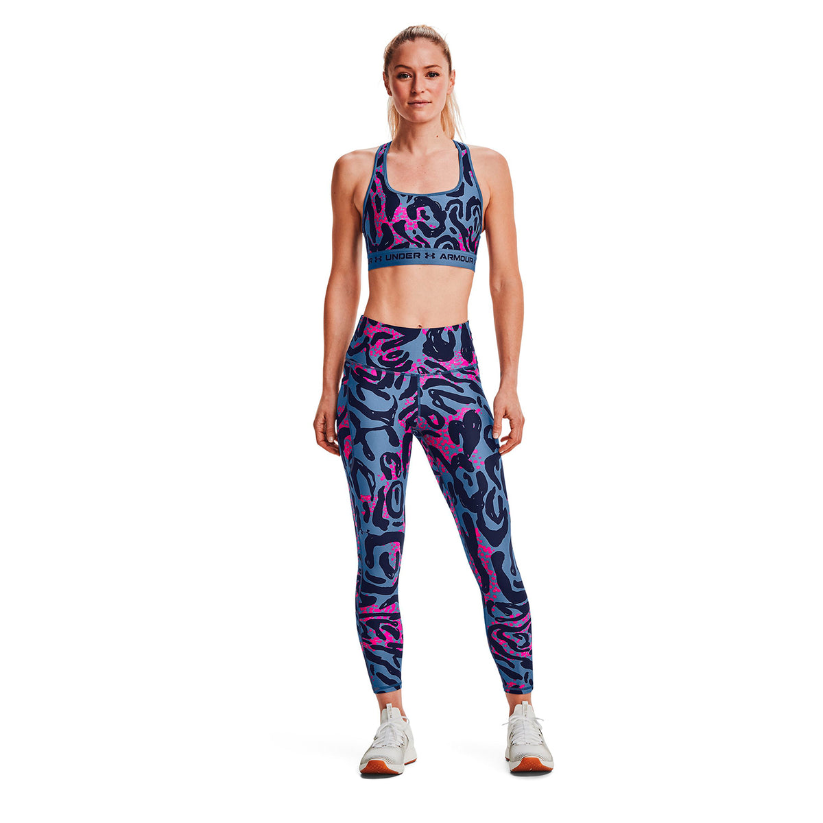 Calzas HeatGear Under Armour Printed Ankle para Mujer