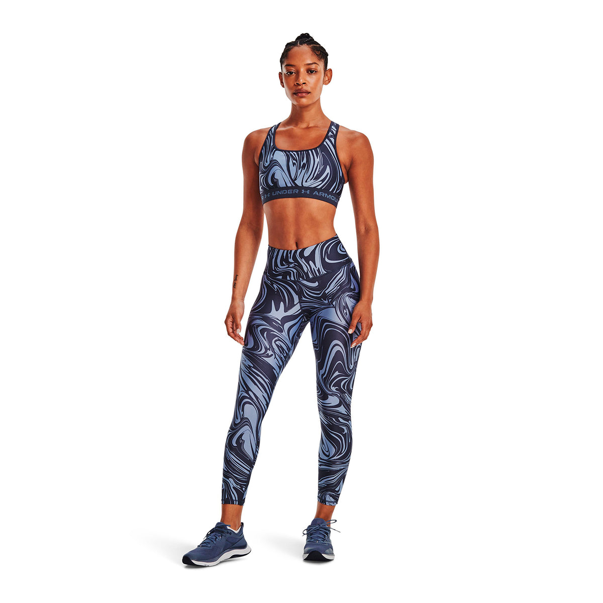 Calzas HeatGear Under Armour Printed Ankle para Mujer