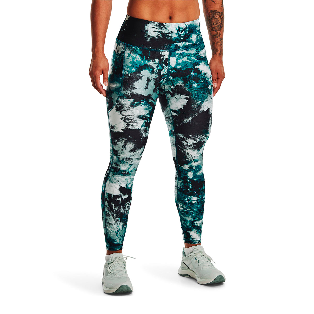 Calzas HeatGear Under Armour Printed Ankle para Mujer