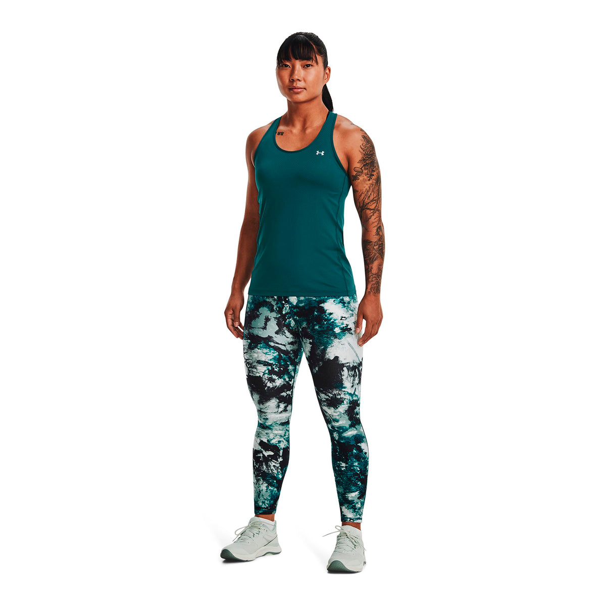 Calzas HeatGear Under Armour Printed Ankle para Mujer