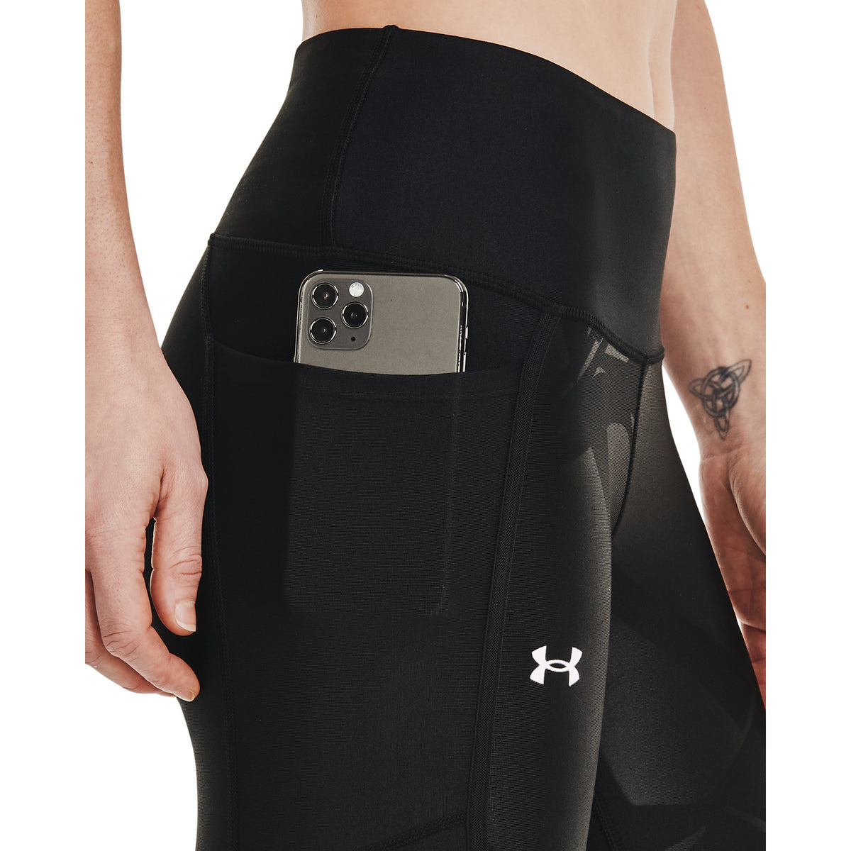 Calzas HeatGear® Armour Emboss Panel Ankle para Mujer