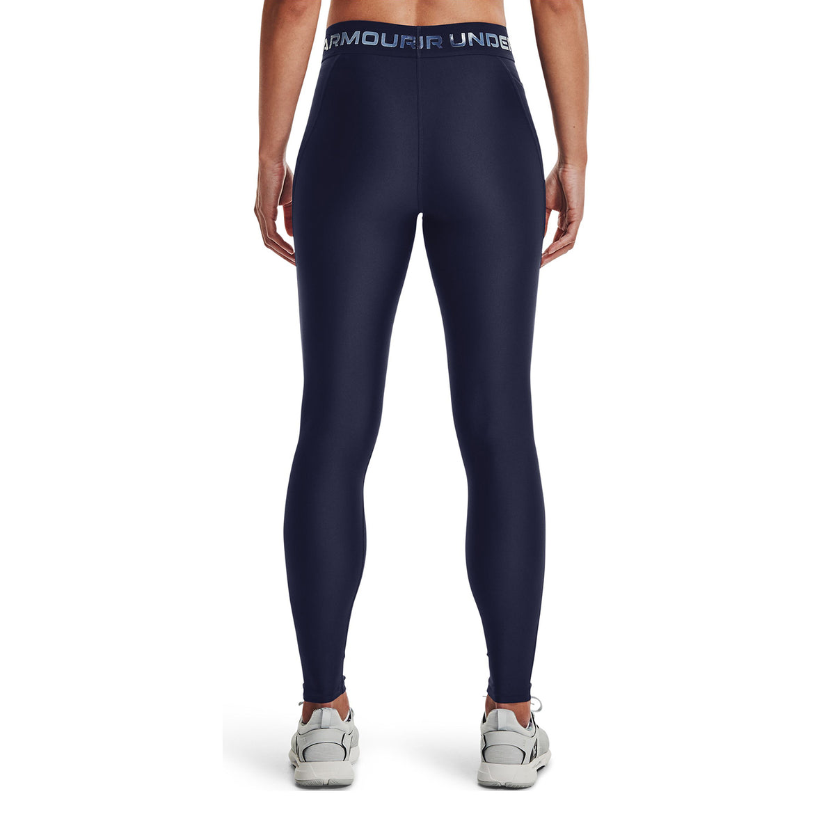 Calzas HeatGear® Armour Wordmark Waistband Full-Length para Mujer