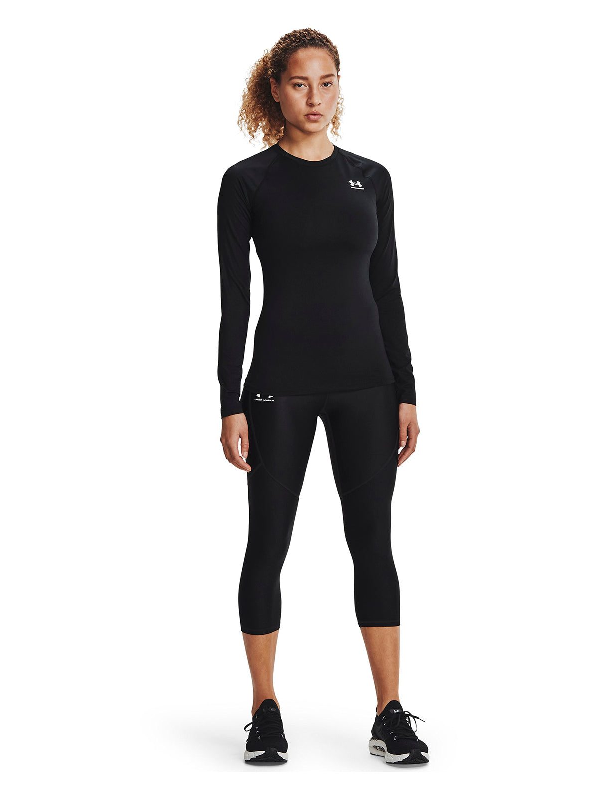 Primera capa manga larga HeatGear® para mujer