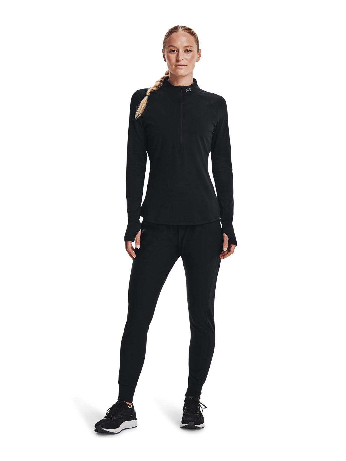 Polerón UA Qualifier Run 2.0 ½ Zip para mujer