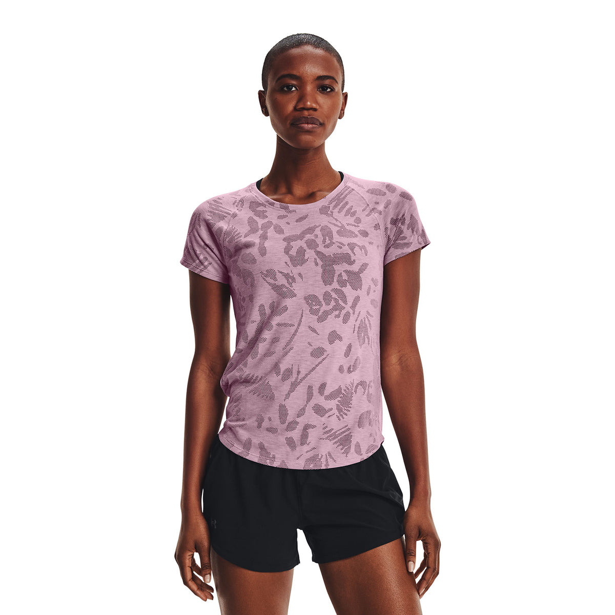 Polera UA Streaker Forest para mujer