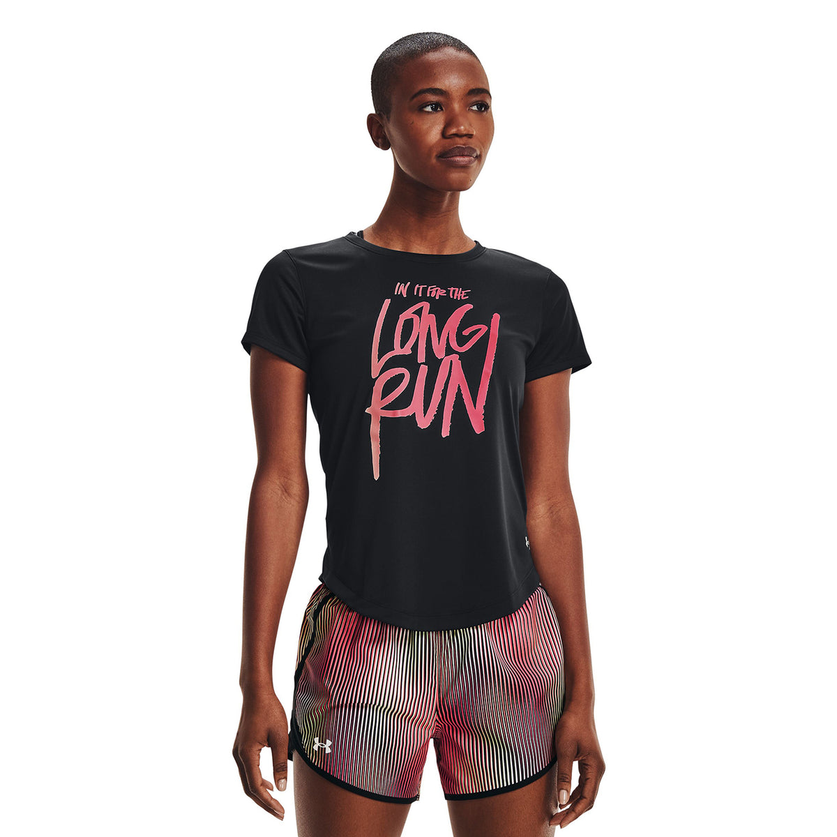 Polera  UA Long Run Graphic  para mujer