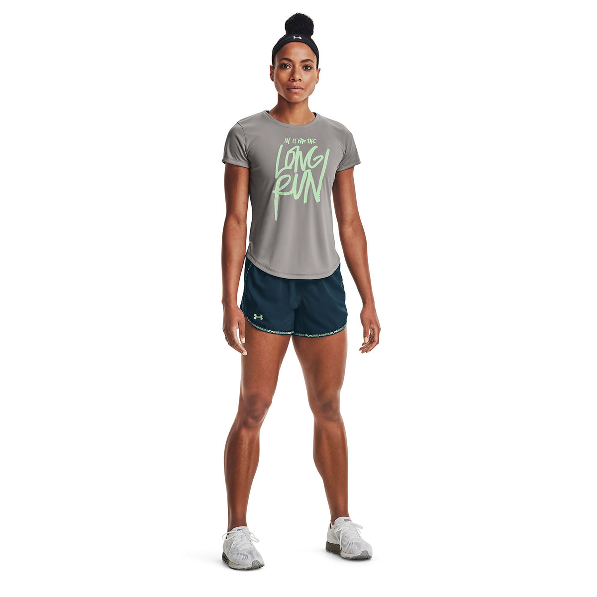 Polera  UA Long Run Graphic  para mujer