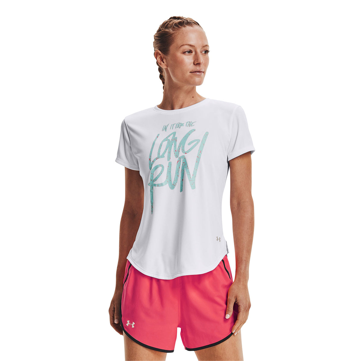 Polera  UA Long Run Graphic  para mujer