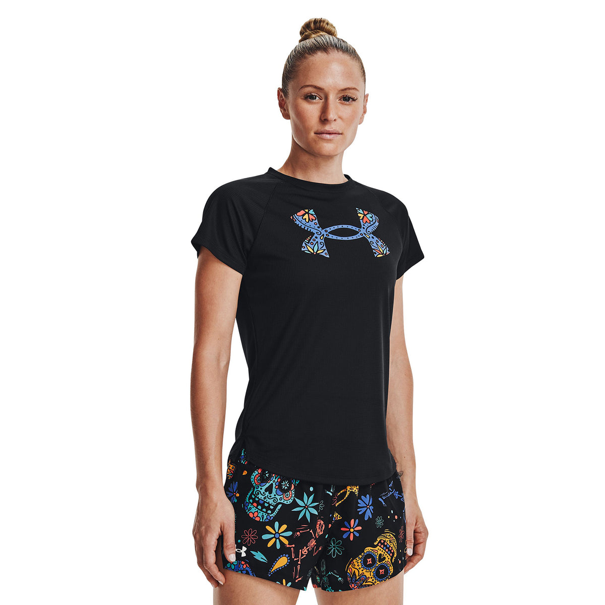 Polera UA Speed Stride Day Of The Dead para mujer