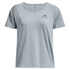 Polera manga corta UA RUSH Energy Core para mujer