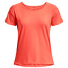 Polera manga corta UA RUSH Energy Core para mujer