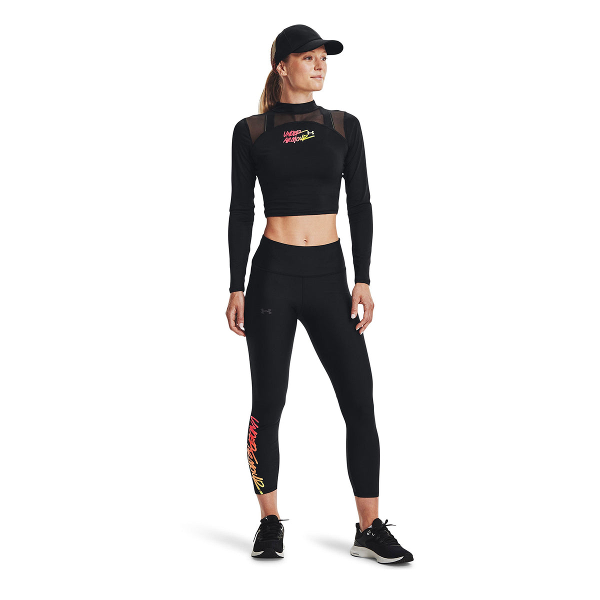 Leggings HeatGear® Armour Graphic Ankle para mujer