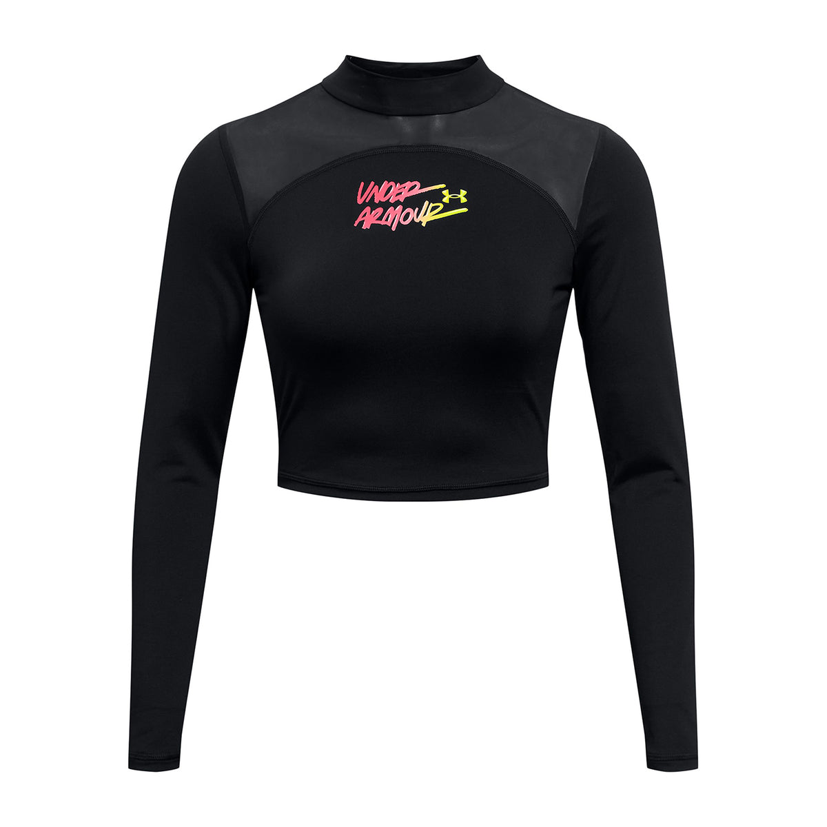 Crop HeatGear®  Mock Neck para mujer