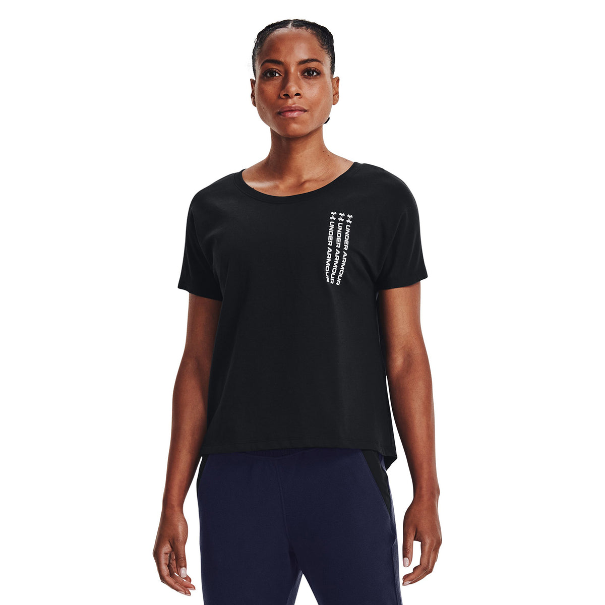 Polera UA Oversized Wordmark Graphic para mujer