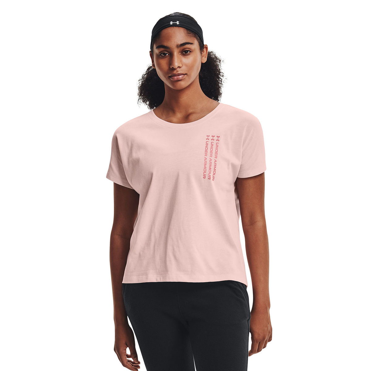 Polera UA Oversized Wordmark Graphic para mujer