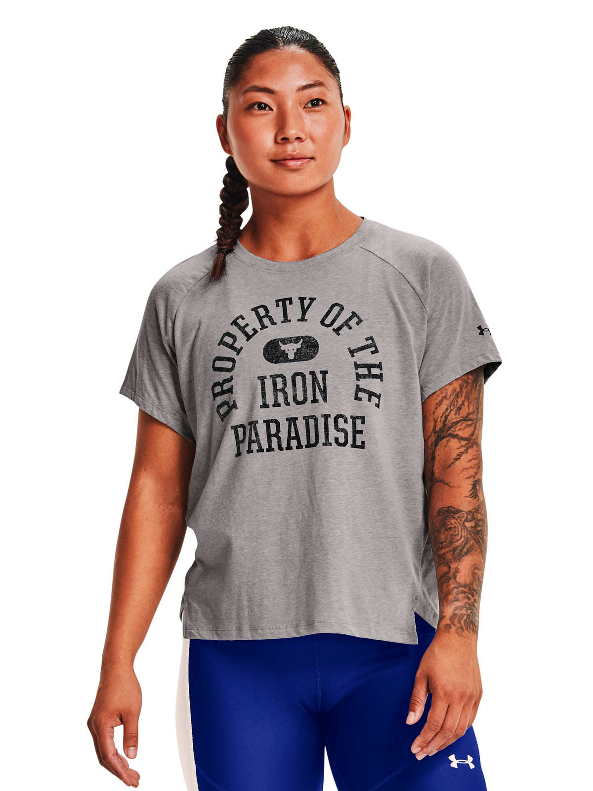 Polera manga corta Project Rock Property Of para mujer