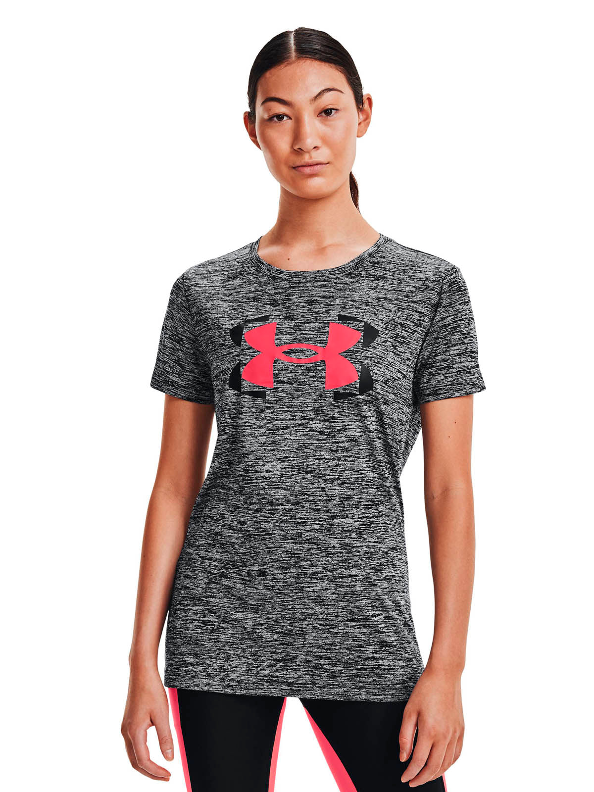 Polera manga corta con logo UA Tech™ Twist para mujer