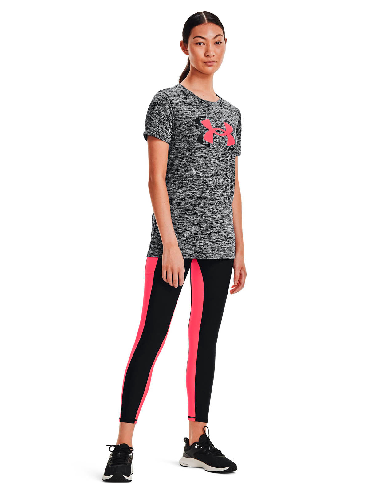 Polera manga corta con logo UA Tech™ Twist para mujer