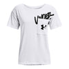 Polera UA Oversized Wordmark Graphic para mujer