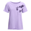 Polera UA Oversized Wordmark Graphic para mujer