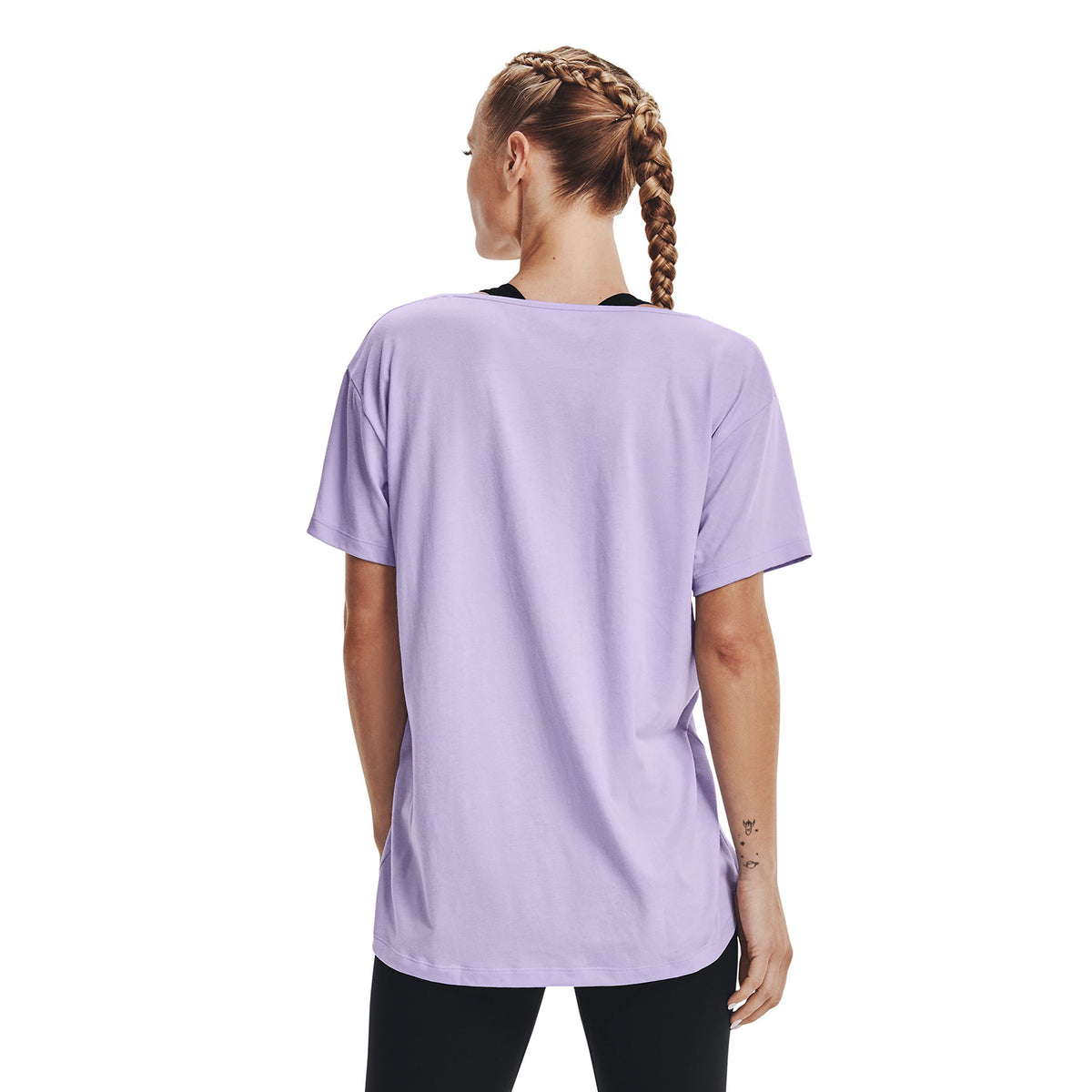 Polera UA Oversized Wordmark Graphic para mujer