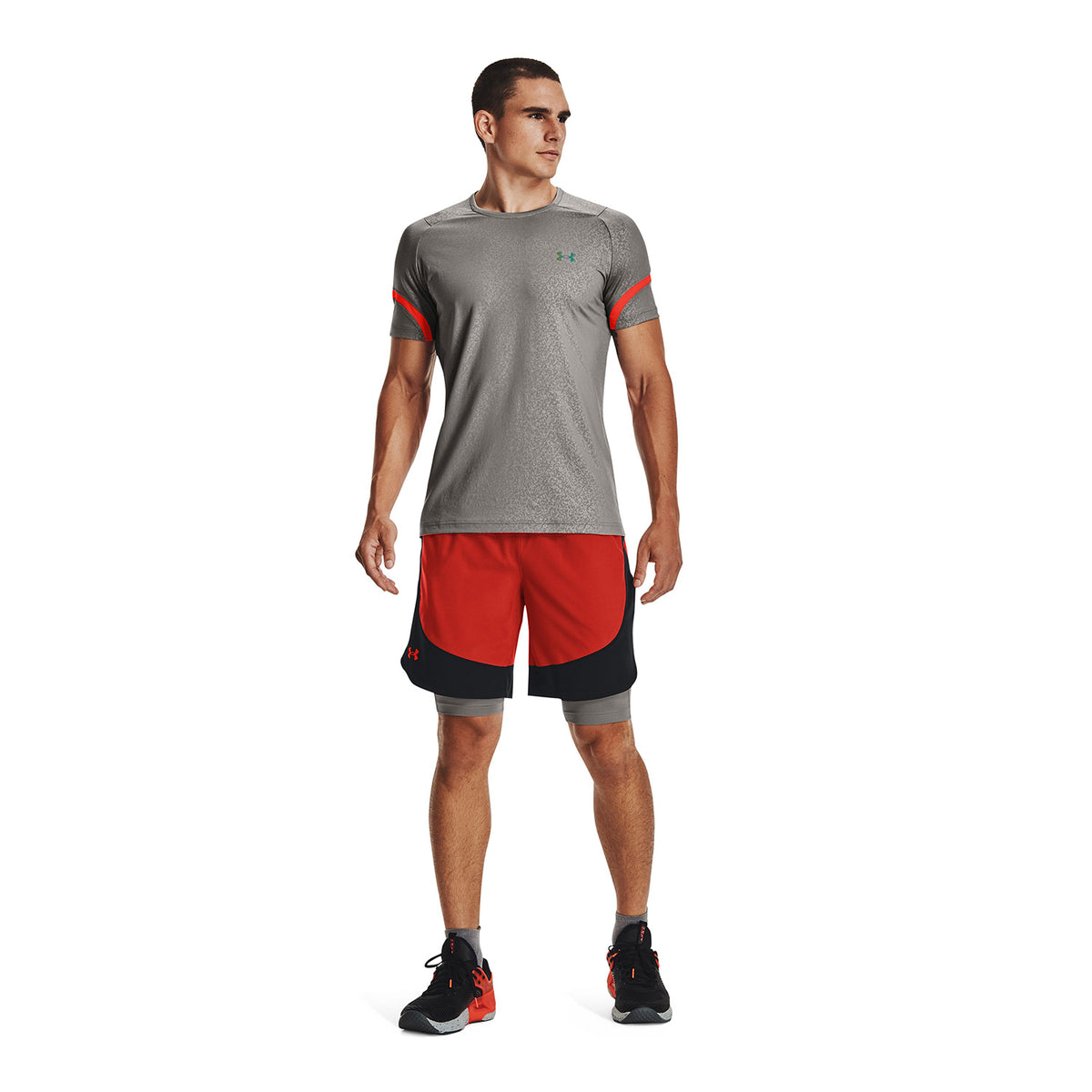 Shorts UA HIIT Woven Colorblock para hombre