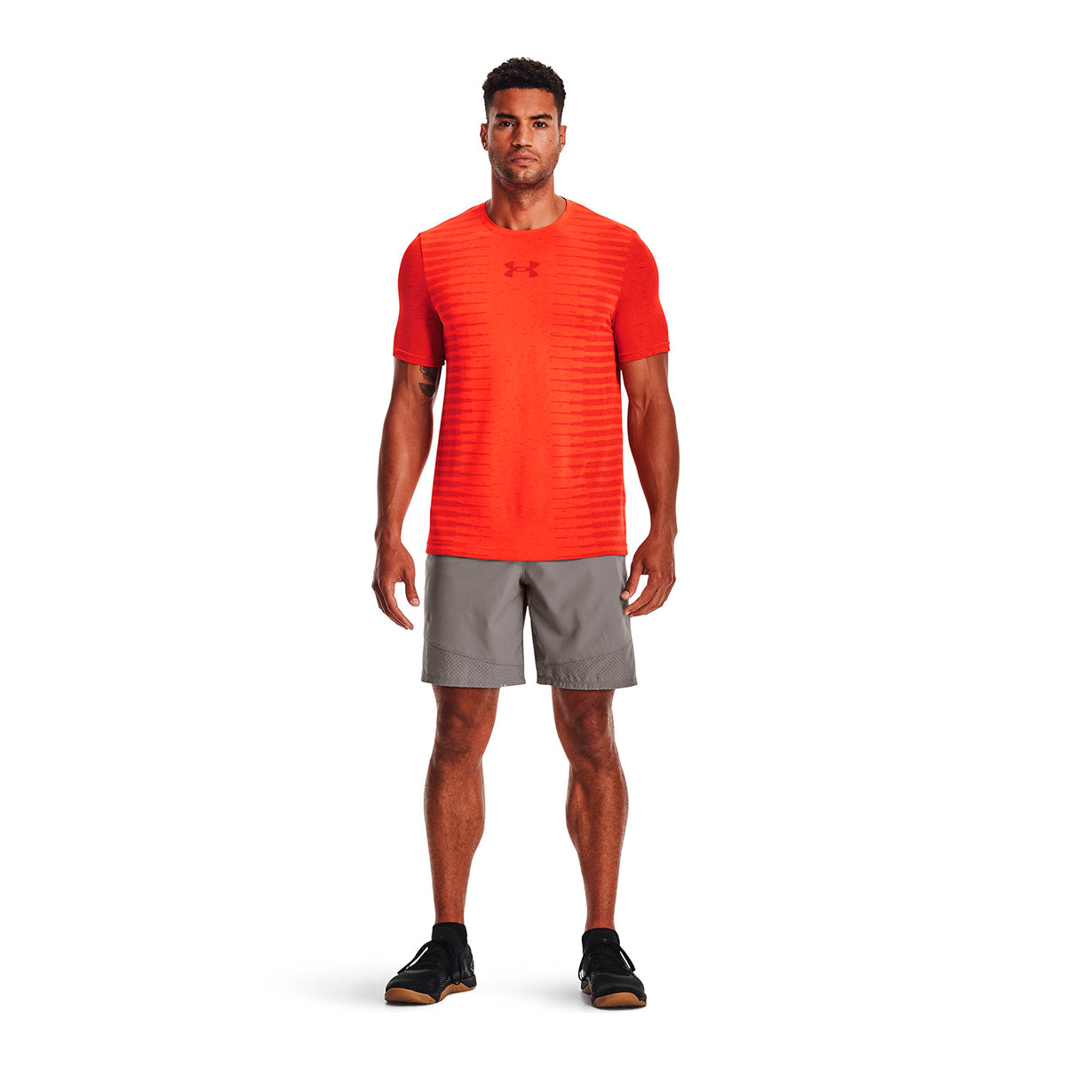 Polera manga corta UA Seamless Wordmark para hombre