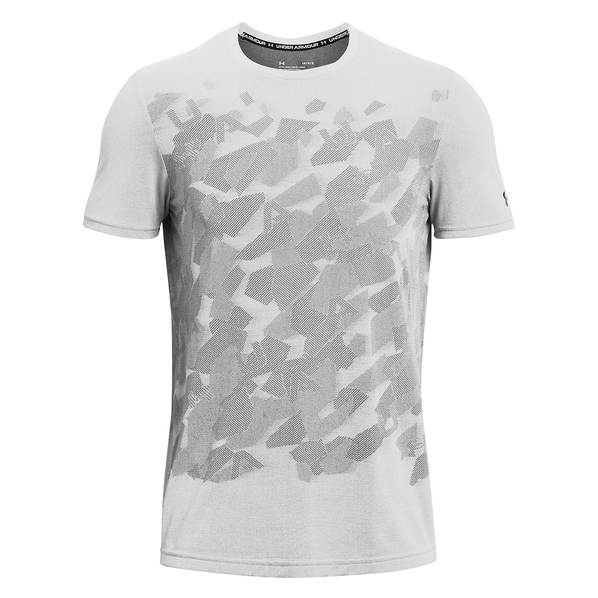 Polera manga corta UA Seamless Camouflage para hombre