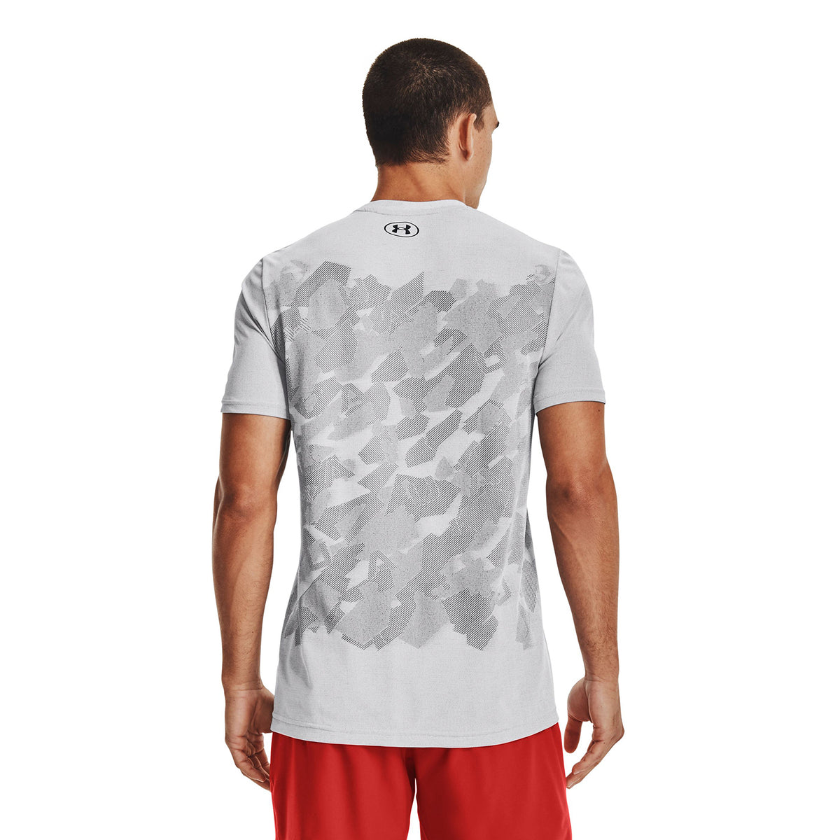 Polera manga corta UA Seamless Camouflage para hombre