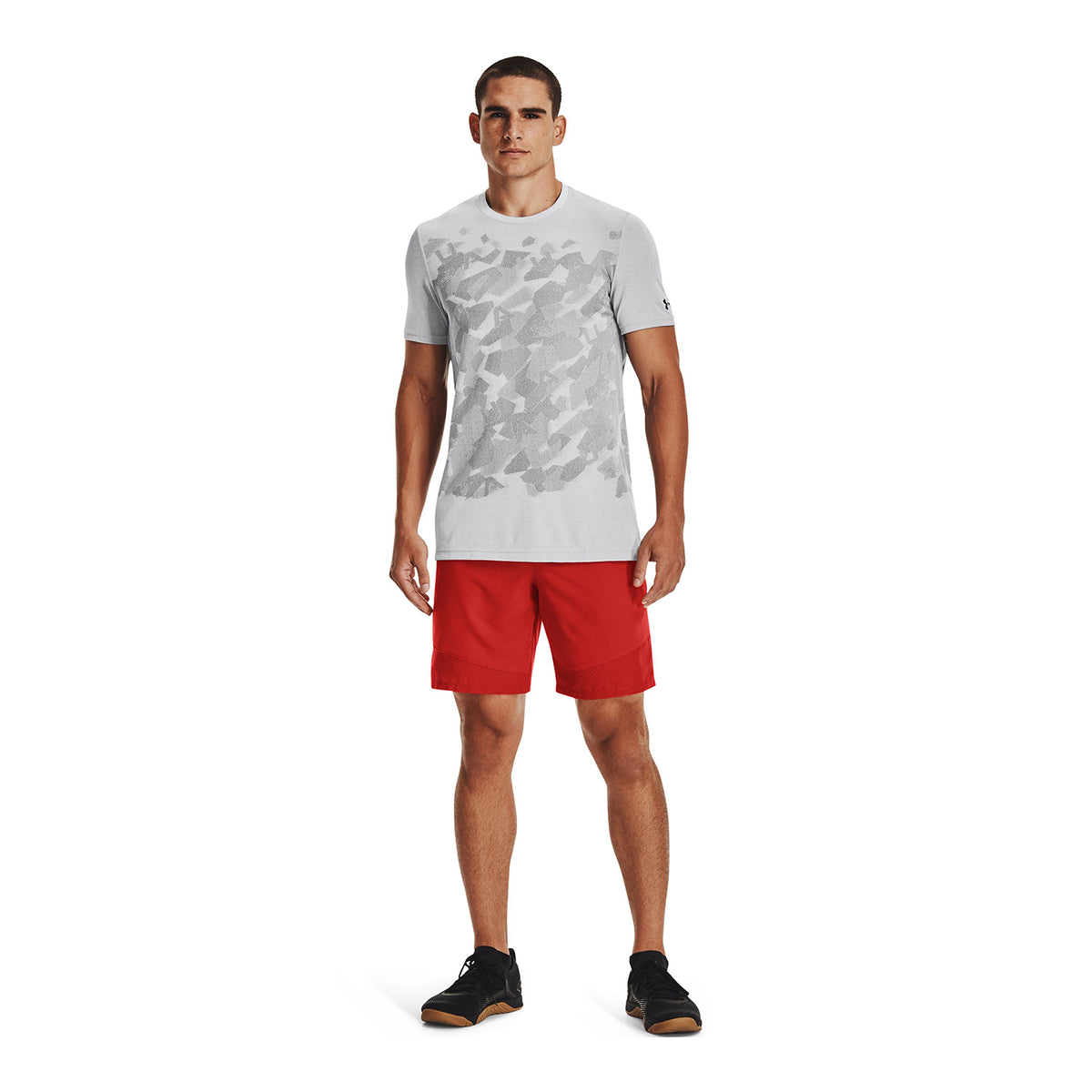 Polera manga corta UA Seamless Camouflage para hombre