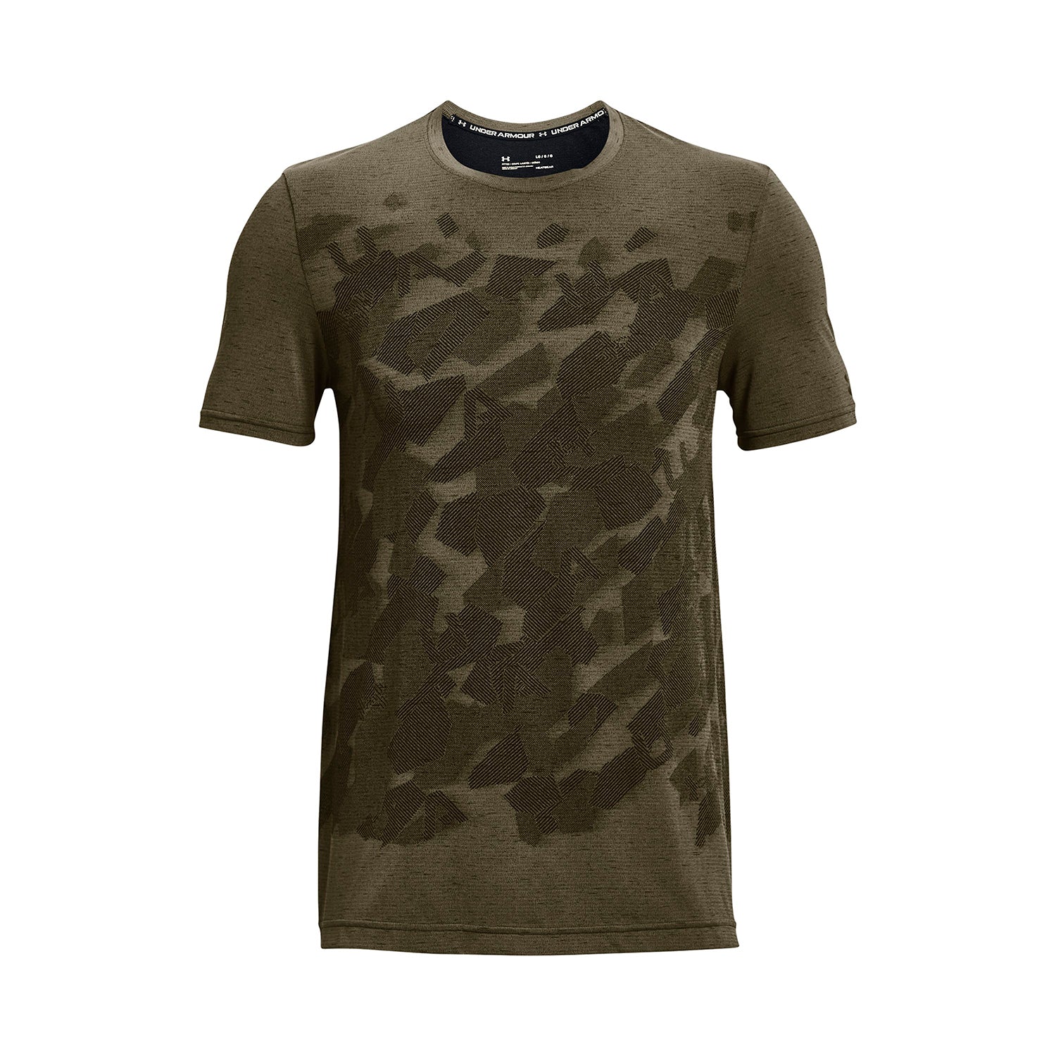 Polera manga corta UA Seamless Camouflage para hombre