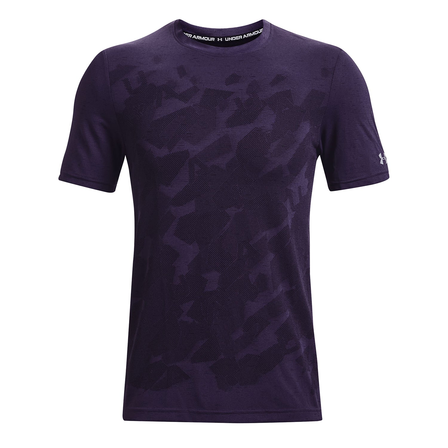 Polera manga corta UA Seamless Camouflage para hombre