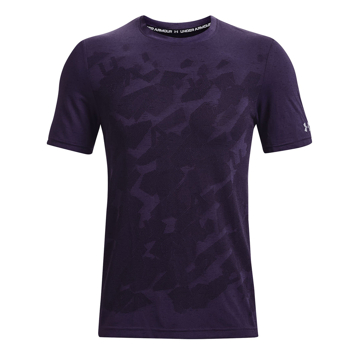 Polera manga corta UA Seamless Camouflage para hombre