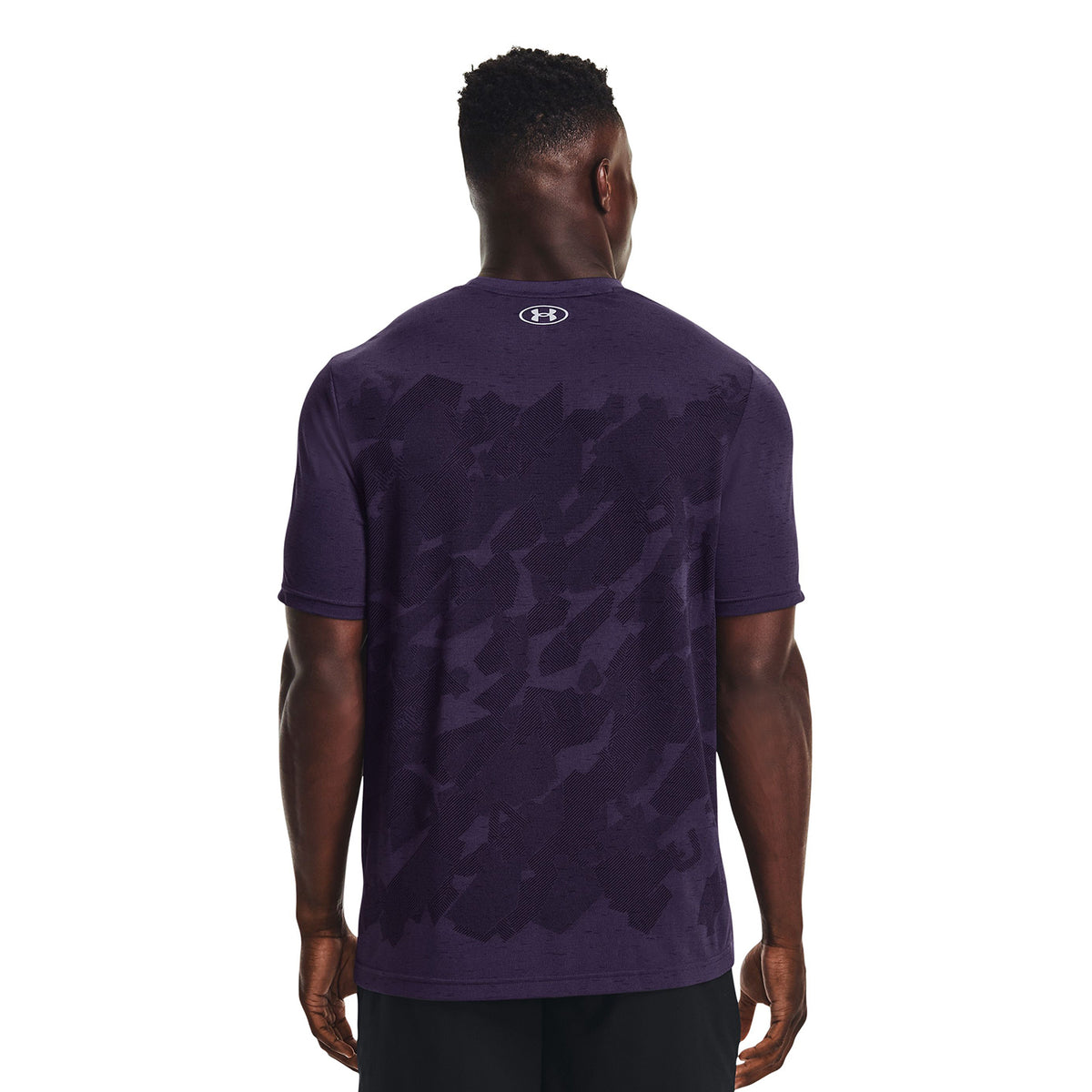 Polera manga corta UA Seamless Camouflage para hombre