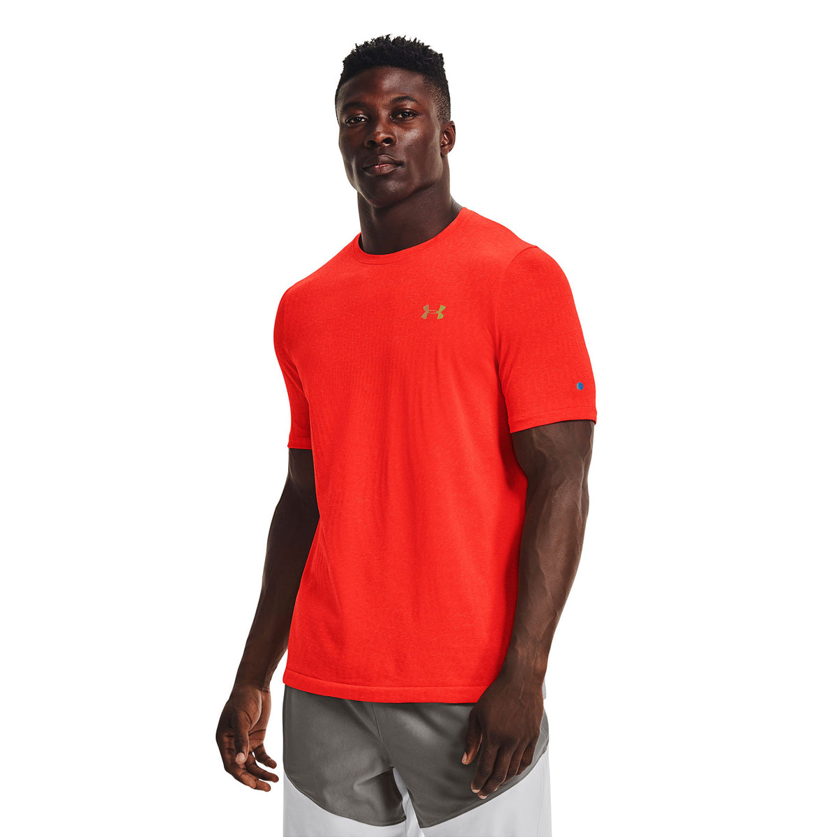 Polera manga corta UA RUSH™ Seamless Illusion para hombre