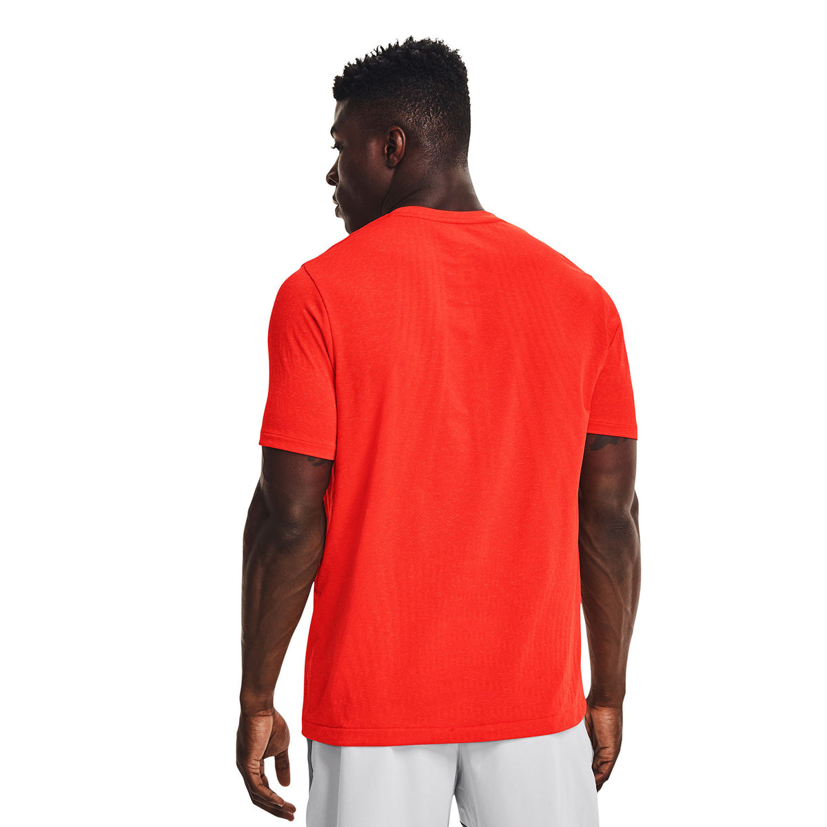 Polera manga corta UA RUSH™ Seamless Illusion para hombre