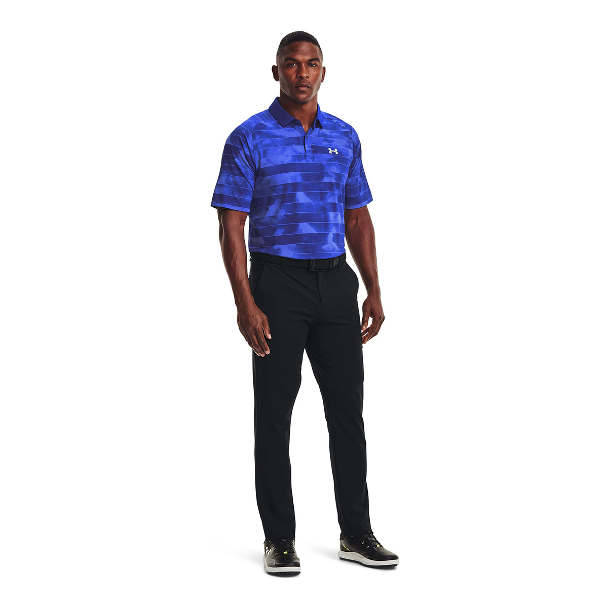 Polera UA Iso-Chill Fog Stripe Polo para hombre