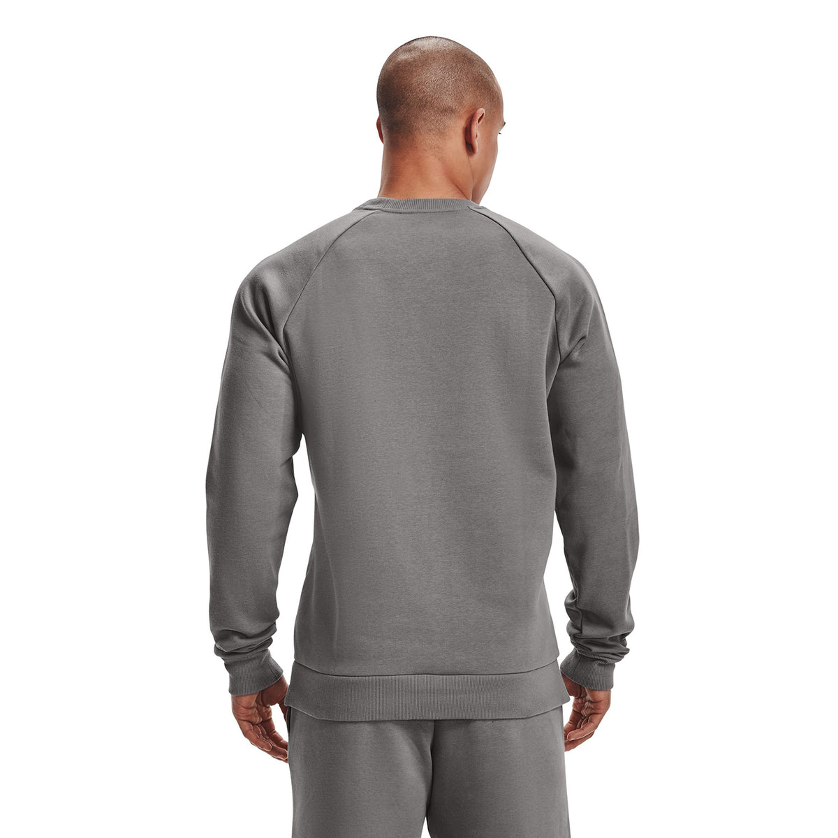 Polera manga larga UA Rival Fleece Camo Script para hombre