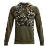 Polera manga larga UA Rival Fleece Camo Script para hombre