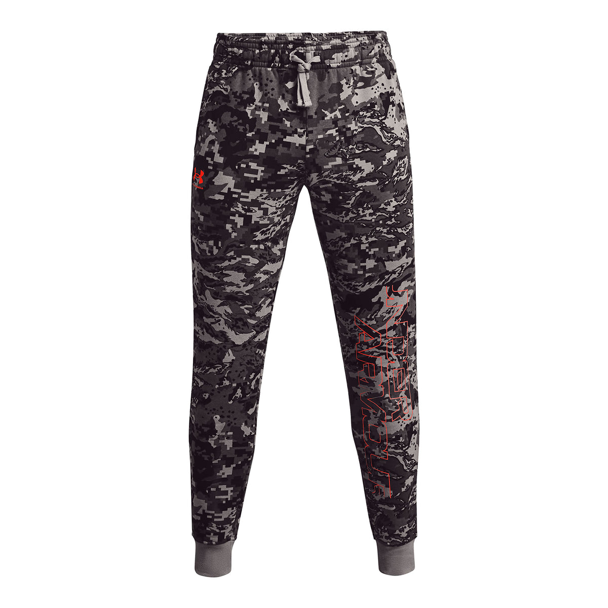 Joggers UA Rival Fleece Camo Script para hombres
