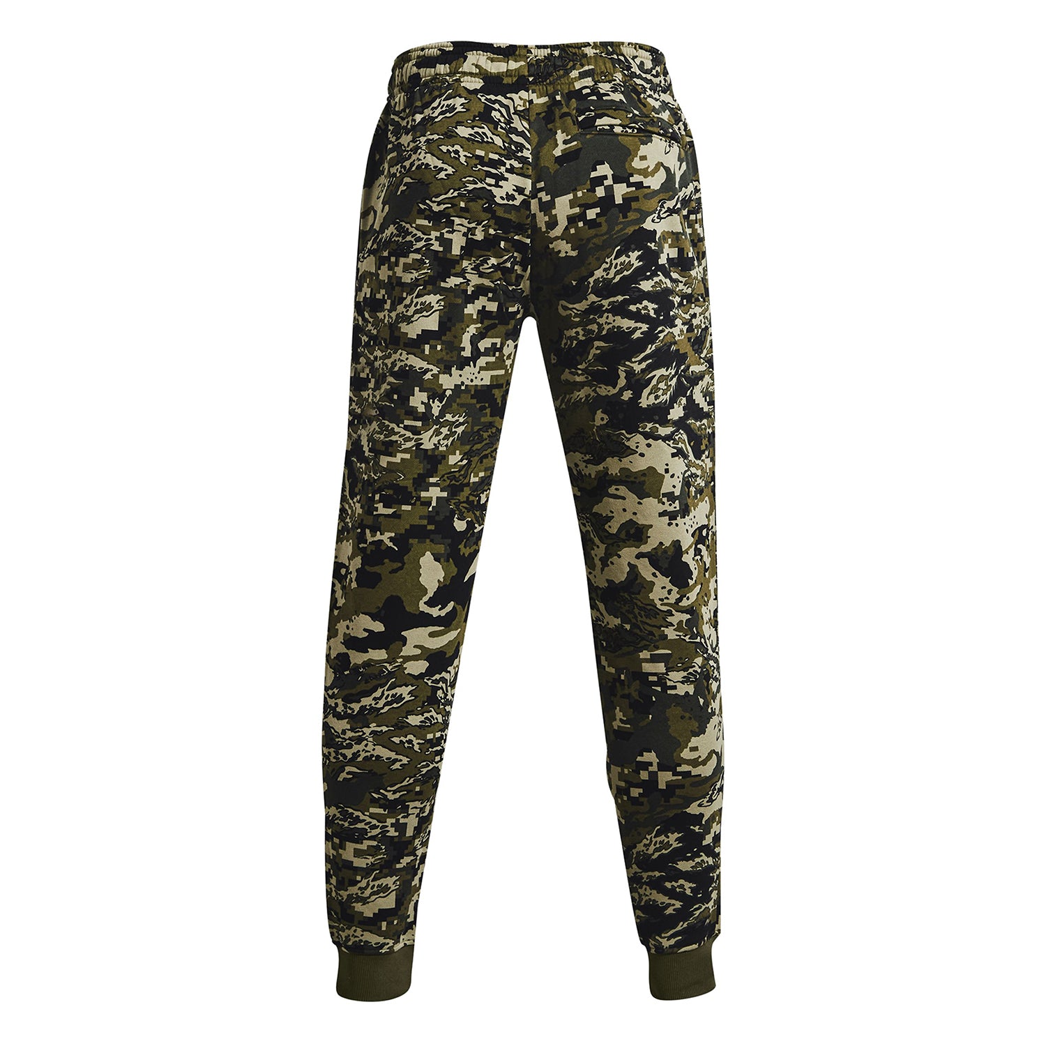 Joggers UA Rival Fleece Camo Script para hombres