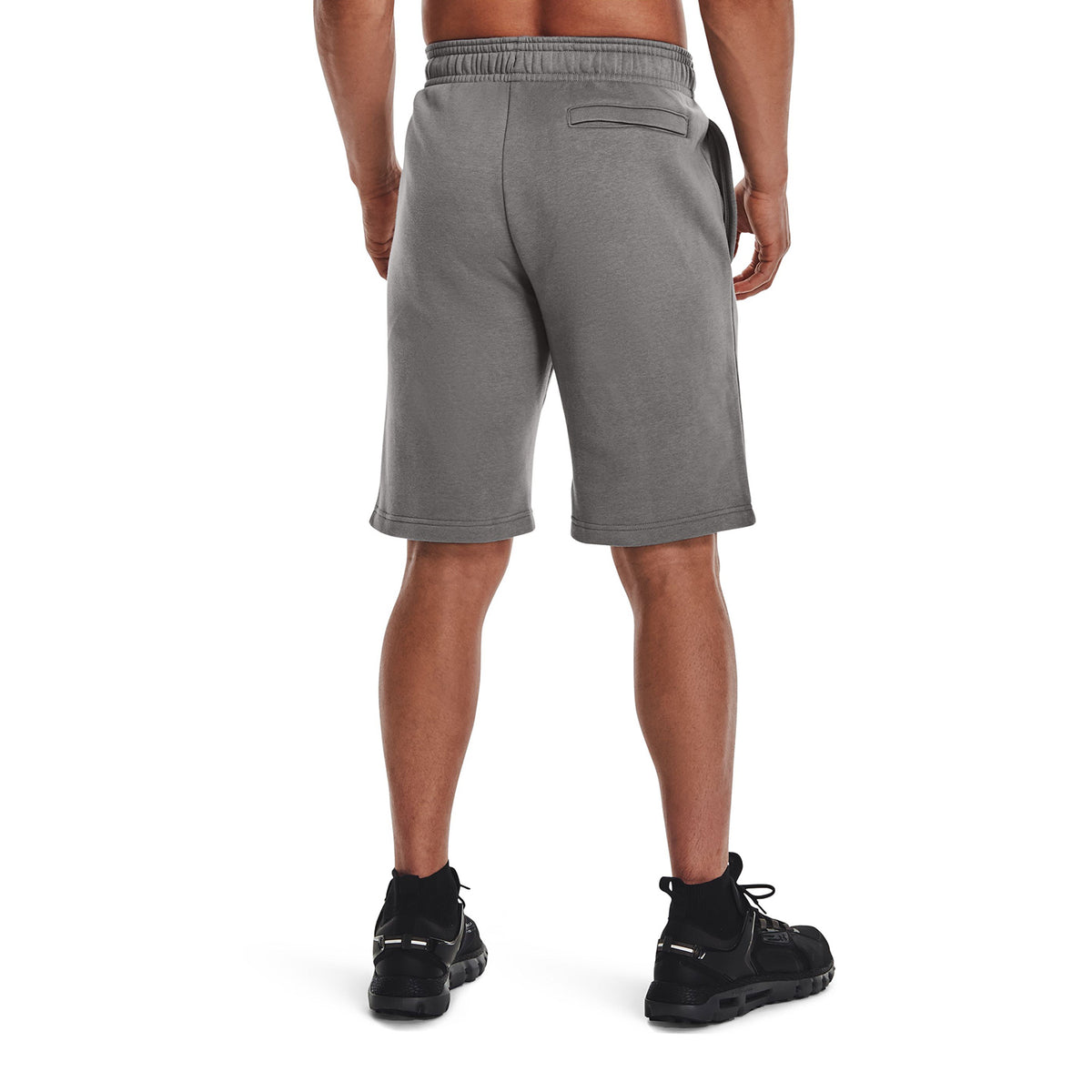 Shorts UA Rival Fleece Camo Script para hombre