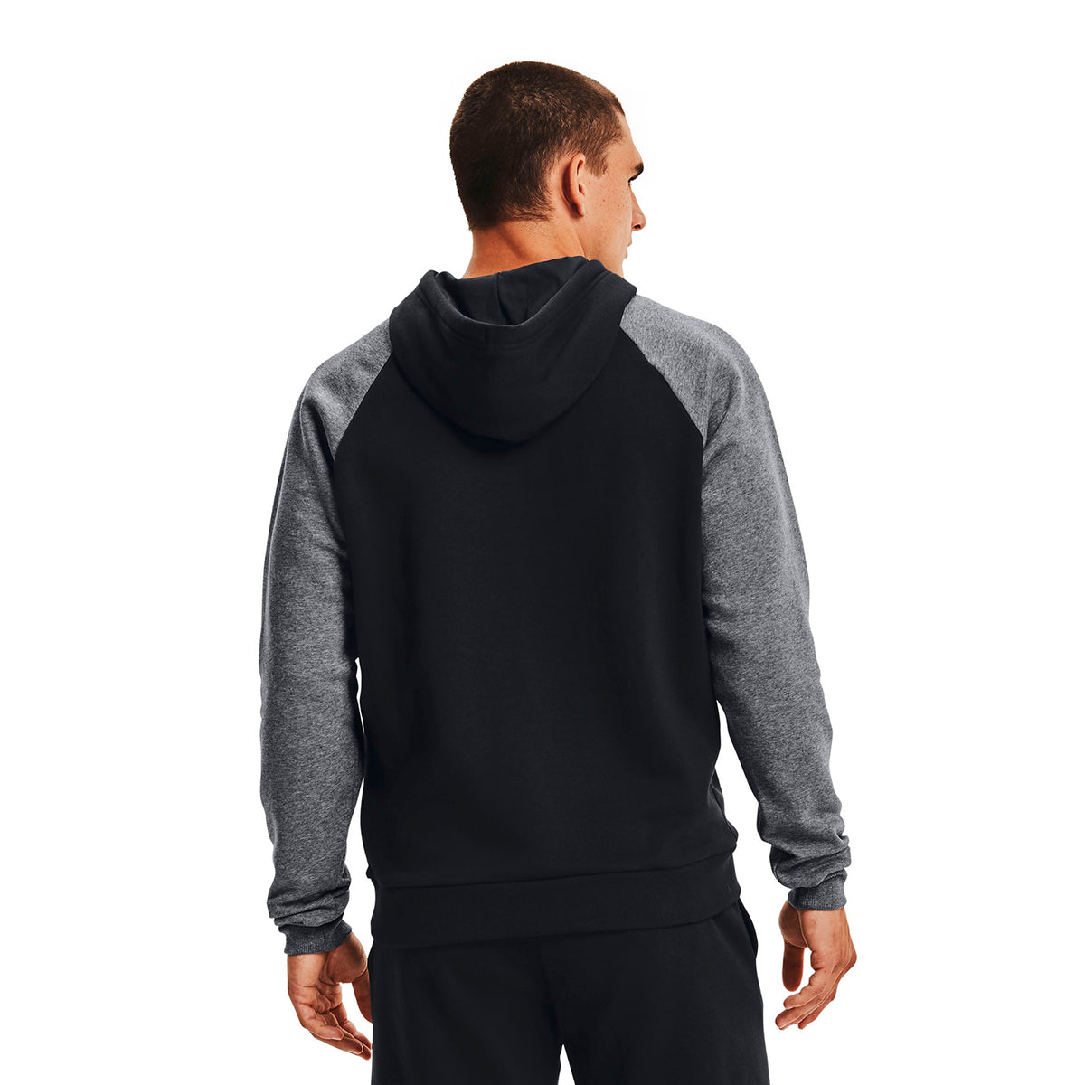 Polerón con gorro UA Rival Fleece Colorblock para hombre