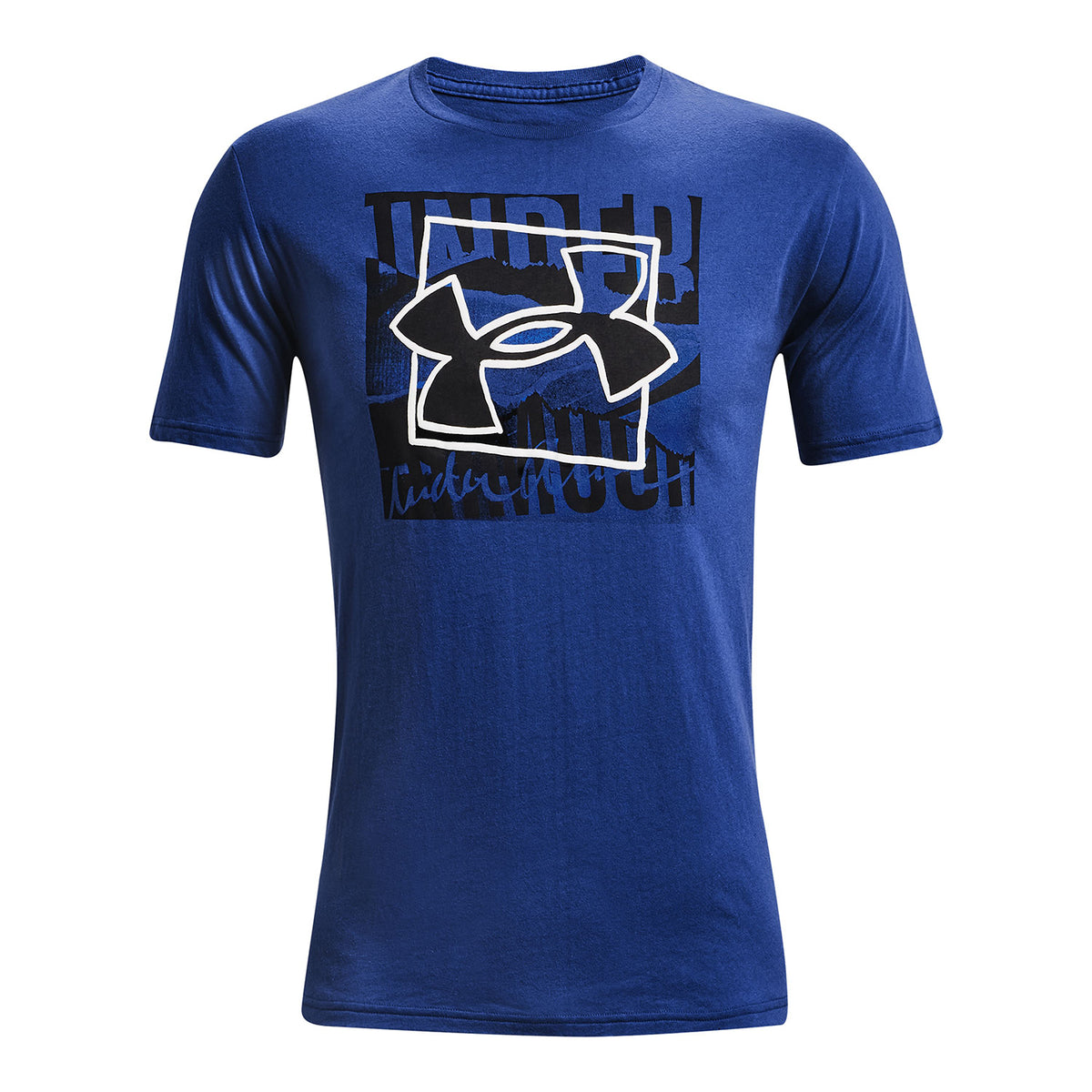 Polera manga corta UA Boxed Symbol Outline para hombre