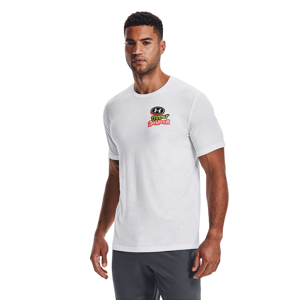 Polera manga corta UA Sticker Campus para hombre