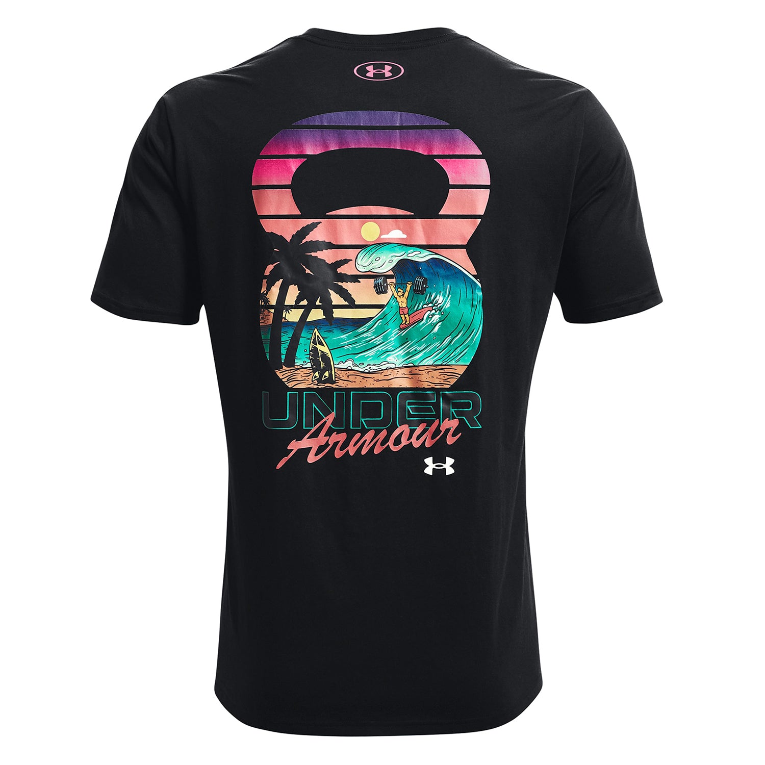 Polera mnga corta UA Wave Crusher paa hombre