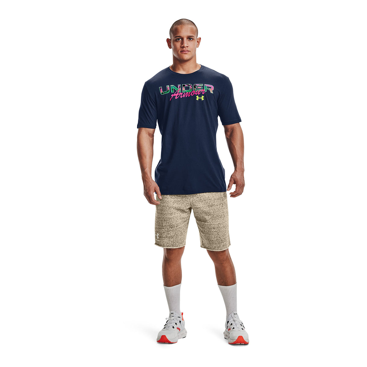 Polera manga corta UA Island Waves para hombre