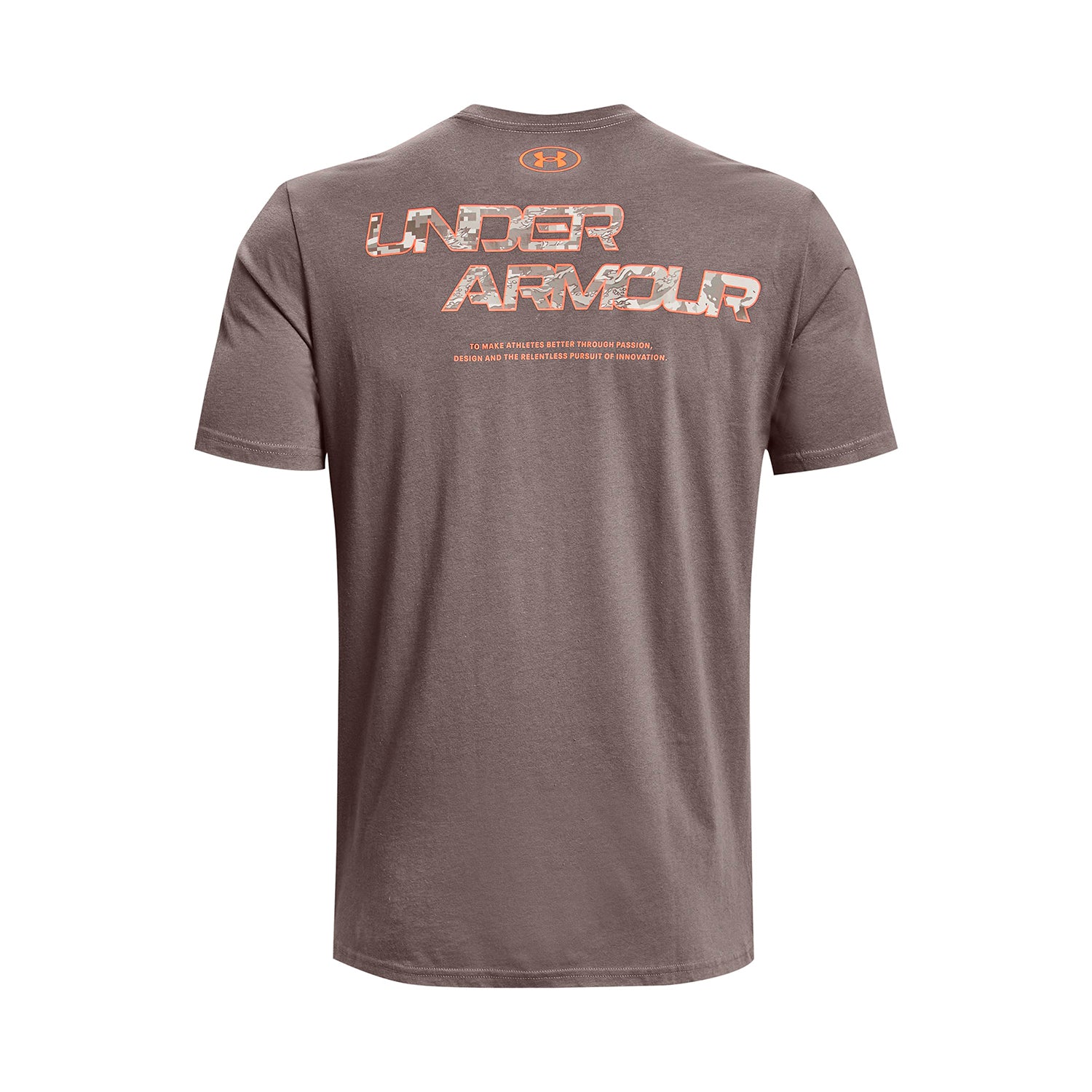 Polera manga corta UA ABC Camo Fill Wordmark para hombre