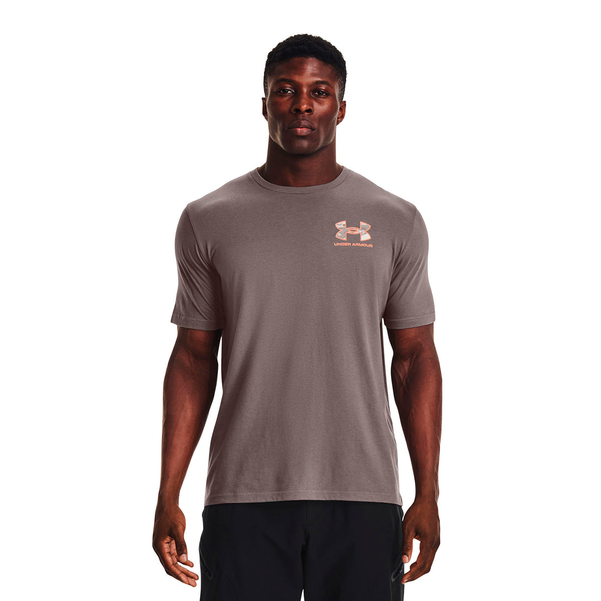 Polera manga corta UA ABC Camo Fill Wordmark para hombre