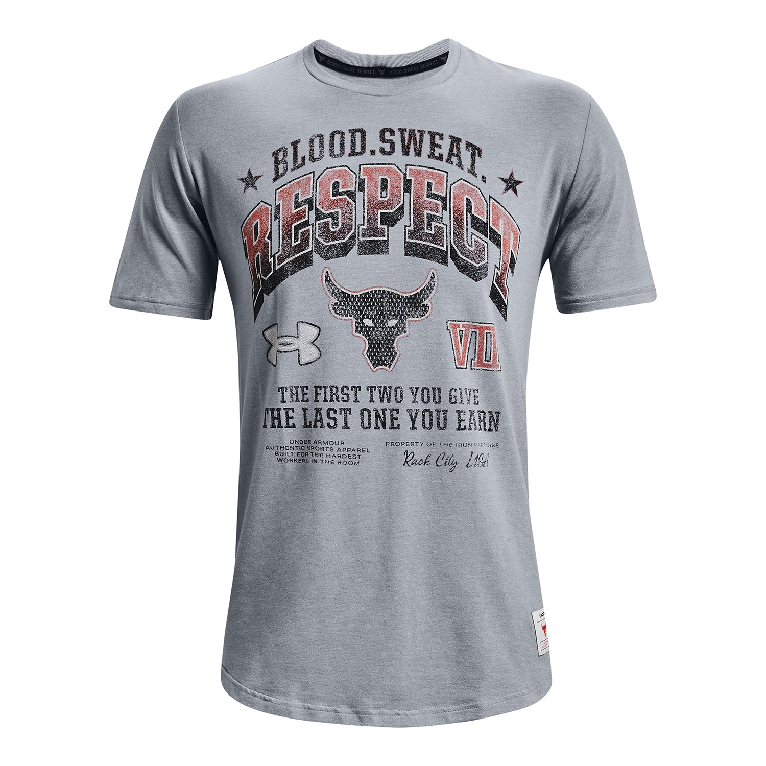 Polera manga corta Project Rock BSR para hombre